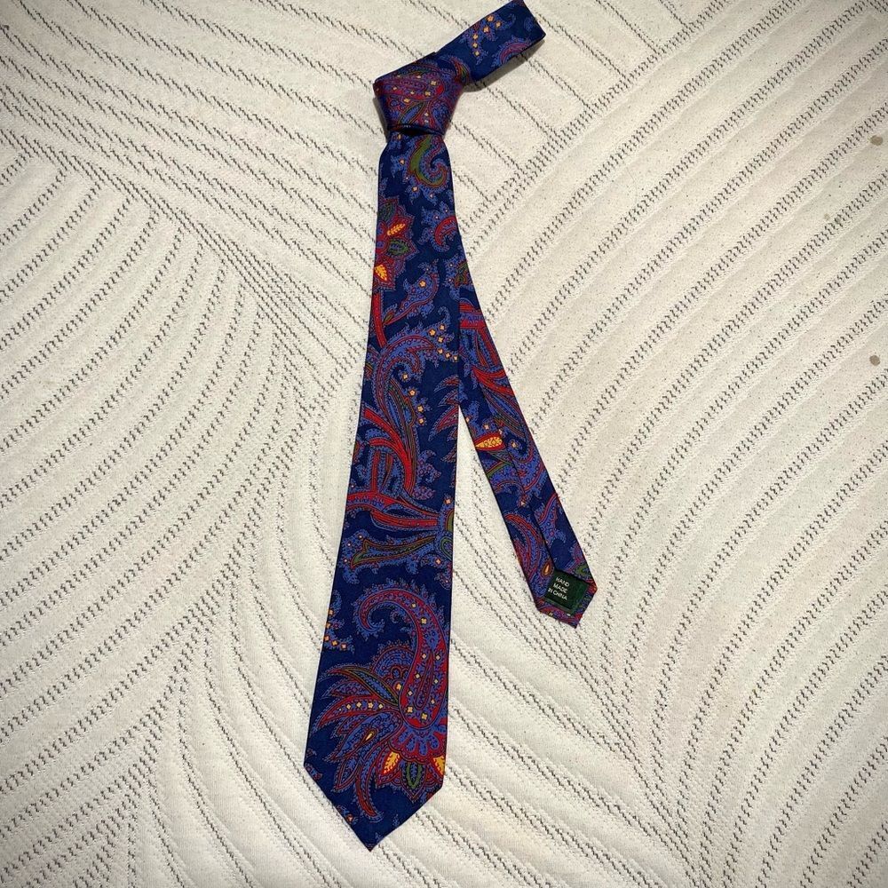 Vintage Lauren by Ralph Lauren Paisley Silk Necktie